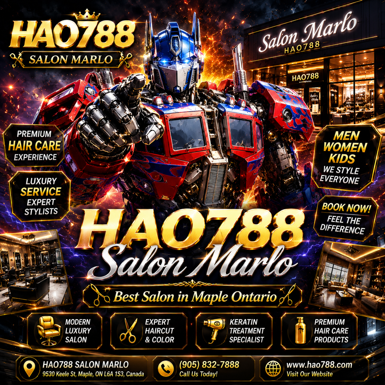 HAO788 | Salon Marlo - Best Salon in Maple Ontario, Offering Various Services For Your Needs